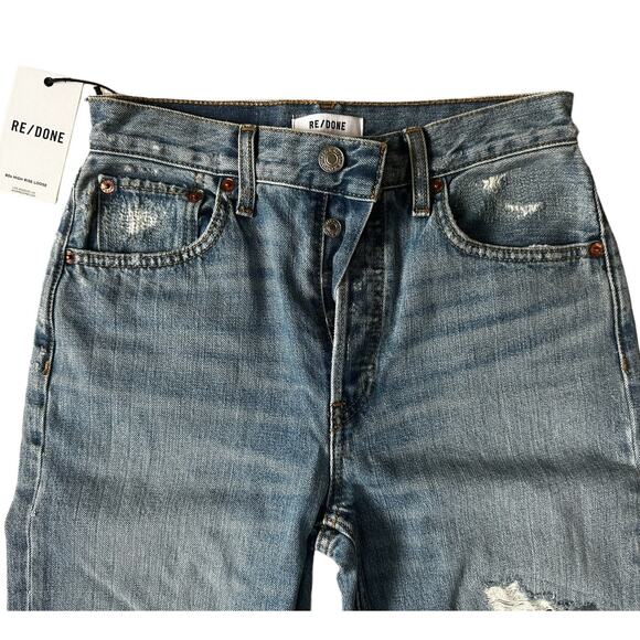 RE/DONE Women's Jeans Size 23 90s High‎ Rise Loose Buttonfly NEW - Picture 3 of 12